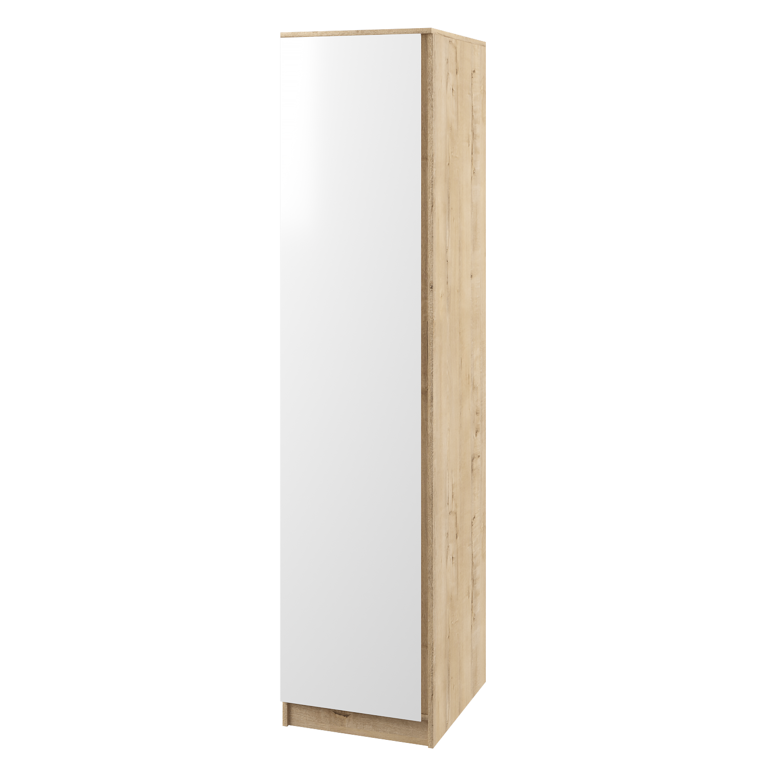 МС Марли Шкаф МШК 480.1/2 дуб бунратти/белый глянец